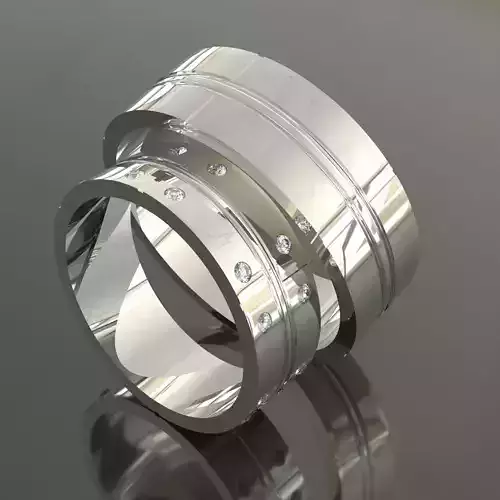 Pair of wedding rings