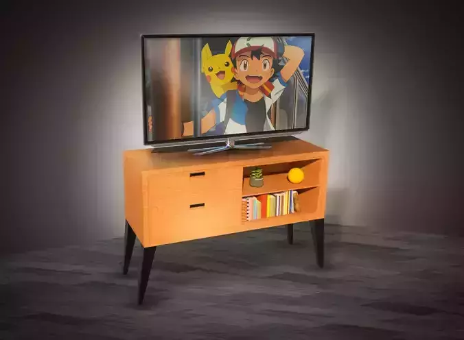 Classic Wooden TV Stand 