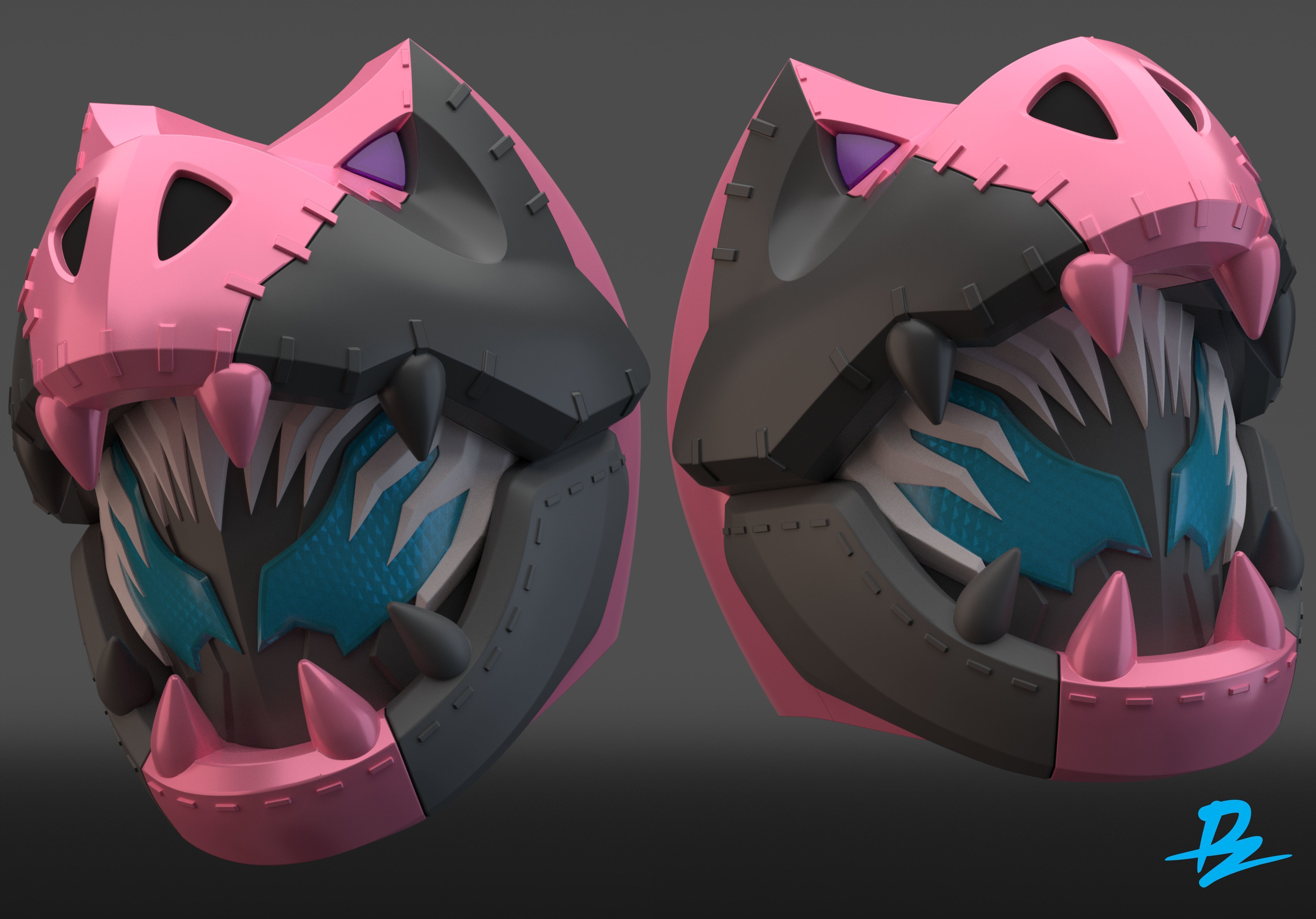 kamen rider vice 3D print model_2