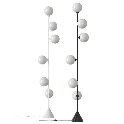 Vertical Globe Floor Lamp 3D model