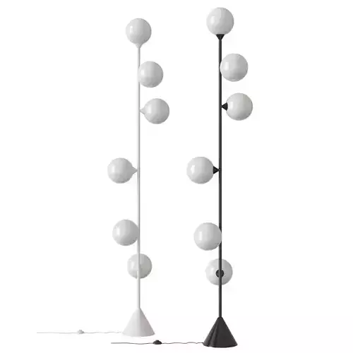 Vertical Globe Floor Lamp 3D model