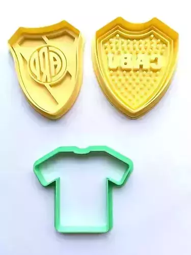 Futbol set -boca river y camiseta cortante y marcadores