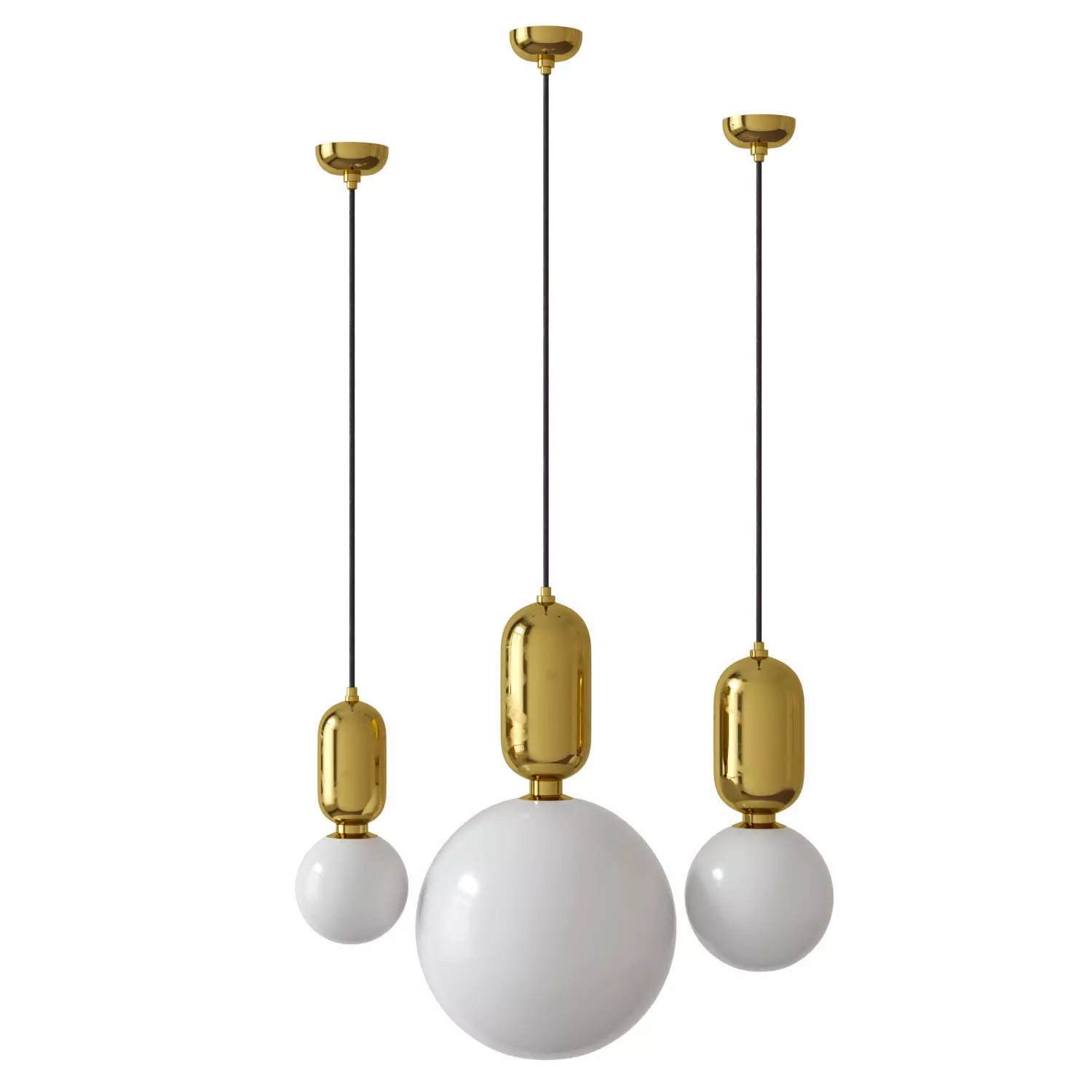 Aballs Pendant Lights 3D model_0