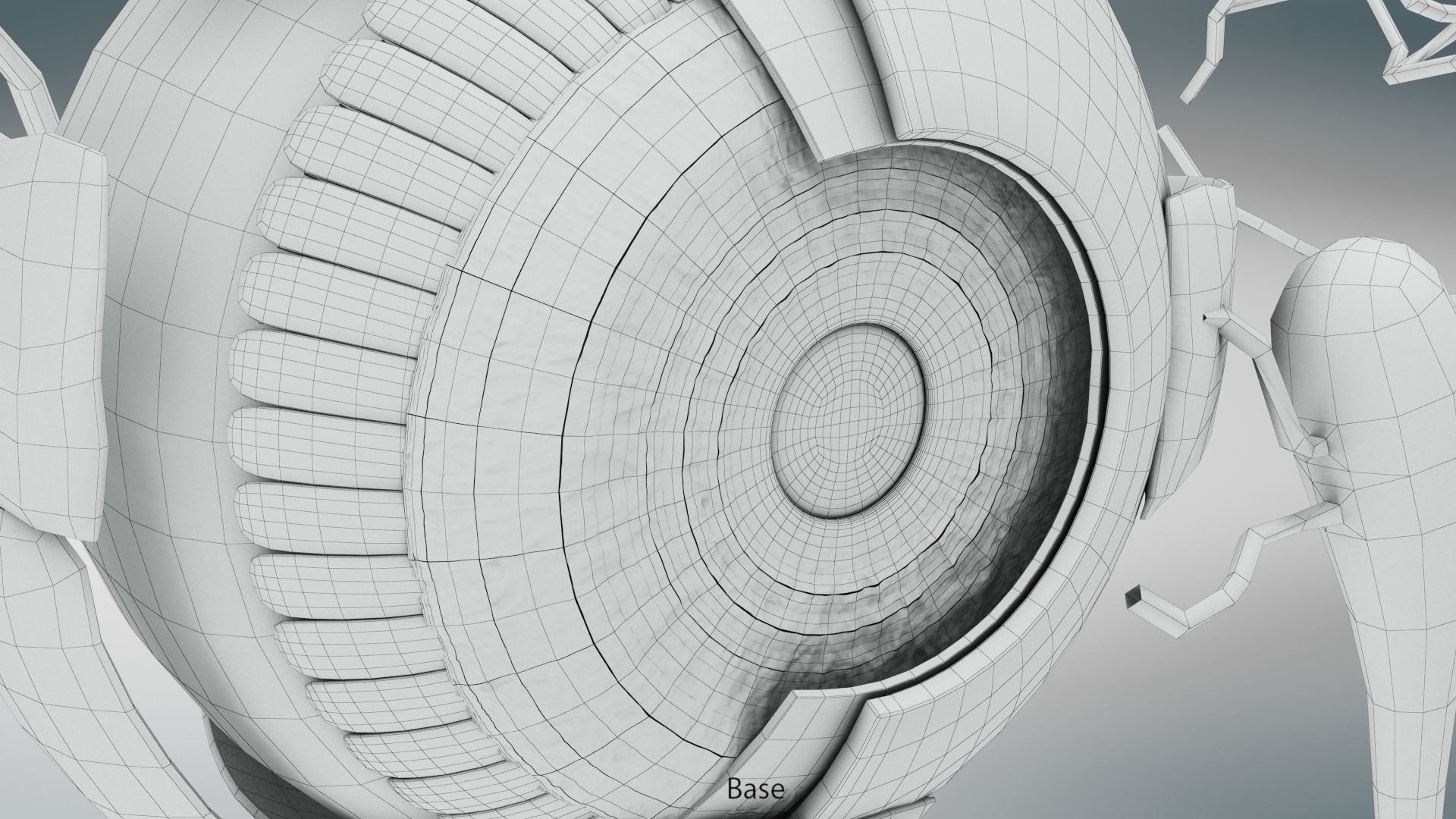 Eye Anatomy Low-poly 3D model_21