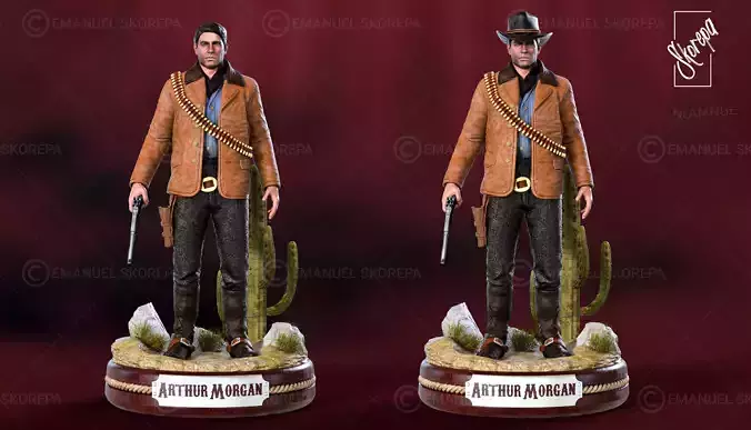 Arthur Morgan 3D print model