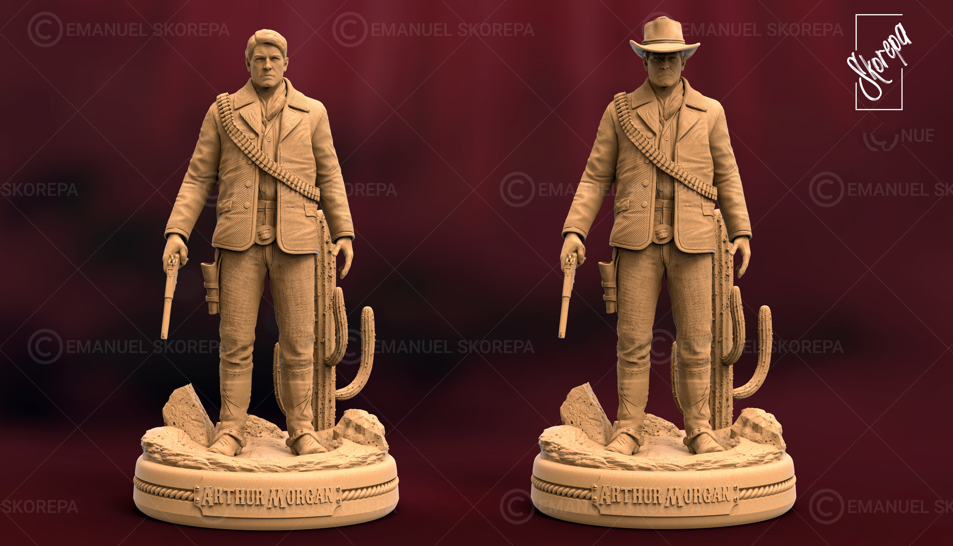 Arthur Morgan 3D print model_3