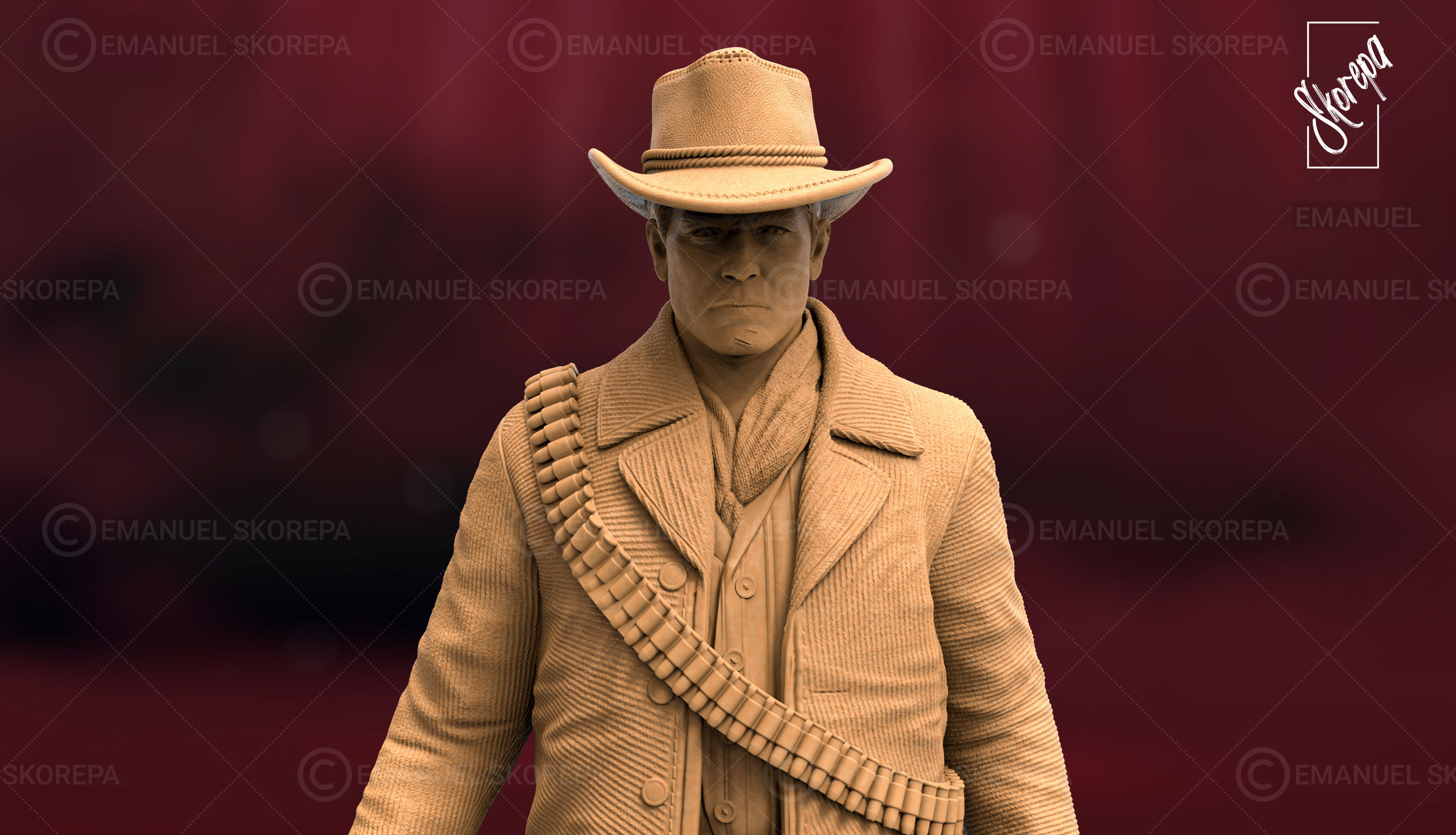 Arthur Morgan 3D print model_8