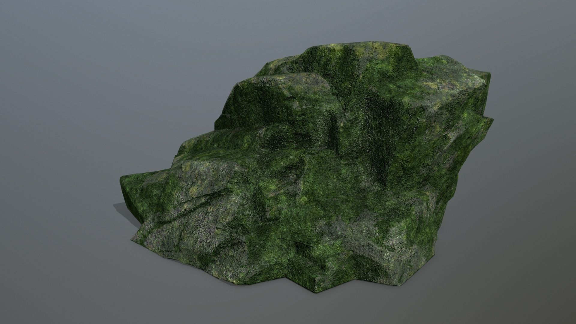 Rock Set Low-poly 3D model_5