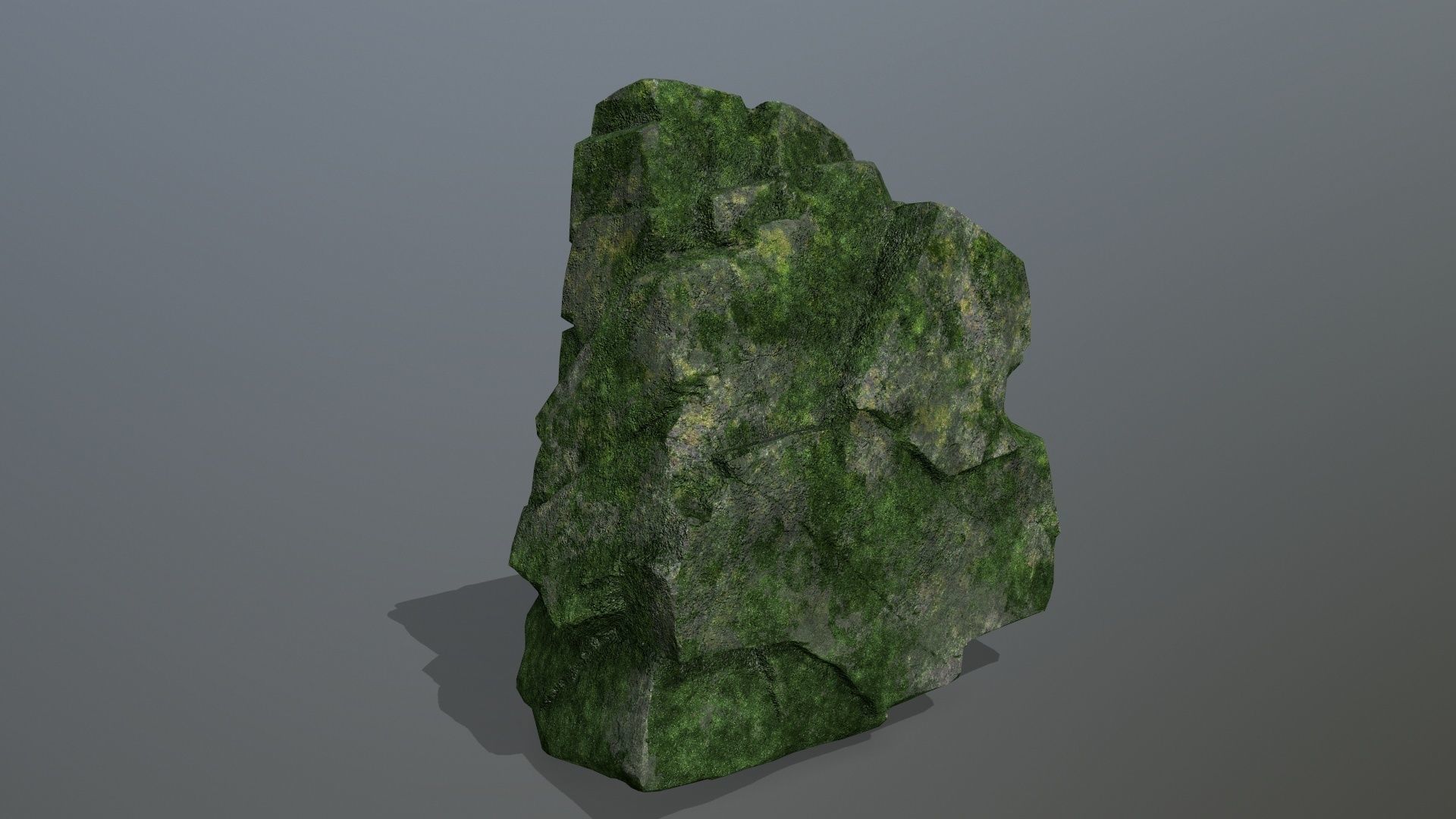 Rock Set Low-poly 3D model_6