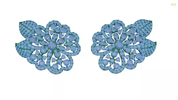 earring pair of flower earrings