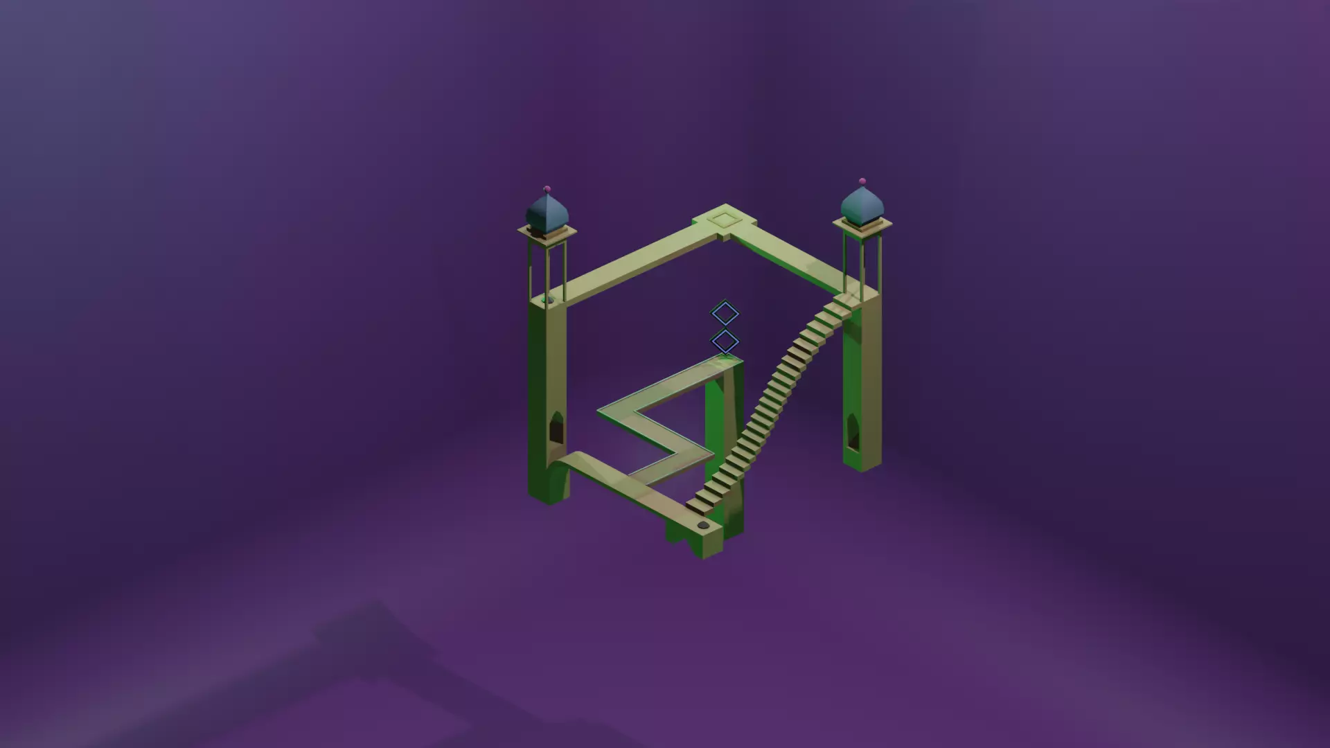 Monument low poly for game Low-poly 3D model