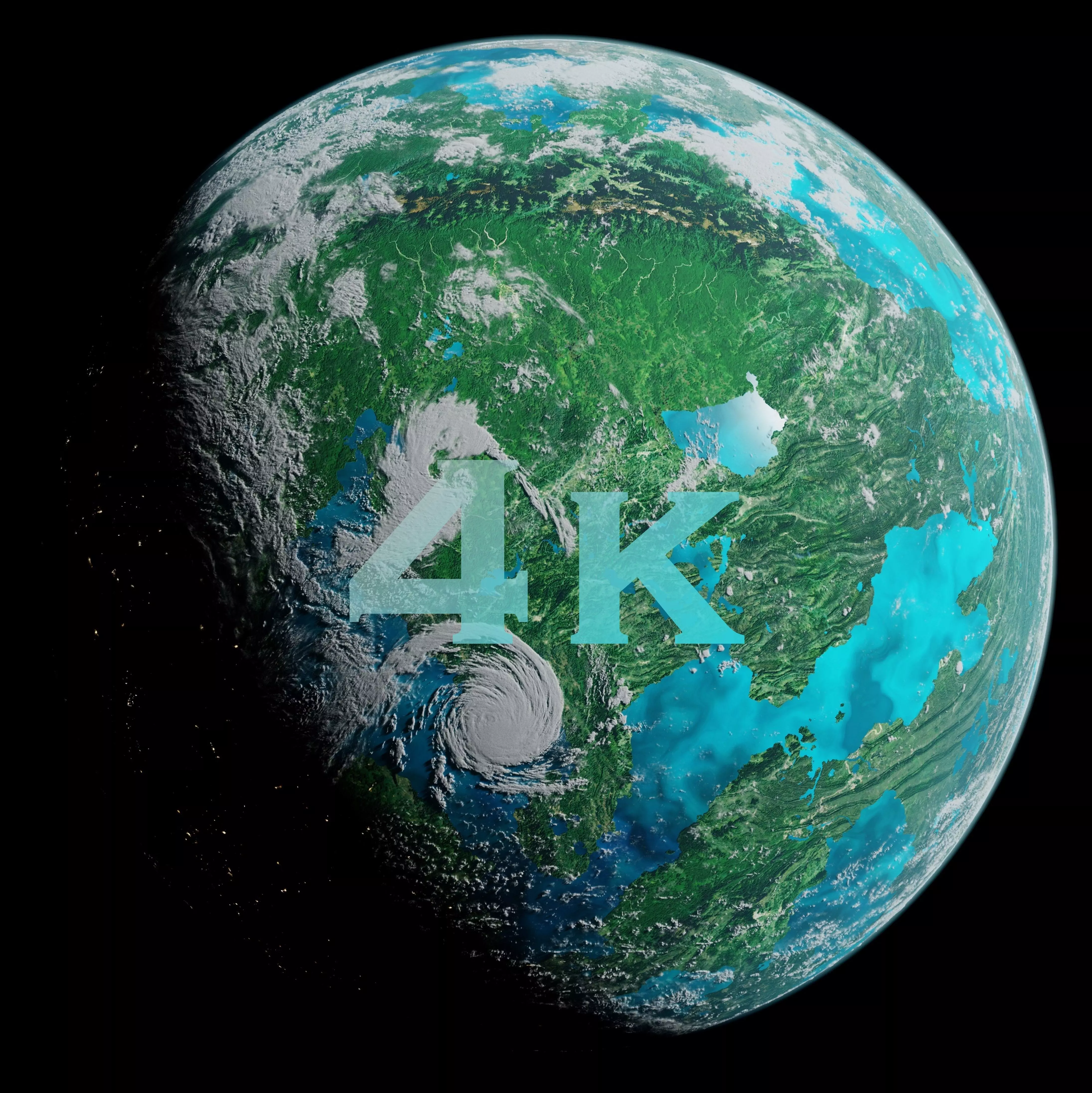 Terran Planet 09 Version 1 - 4k Free 3D model