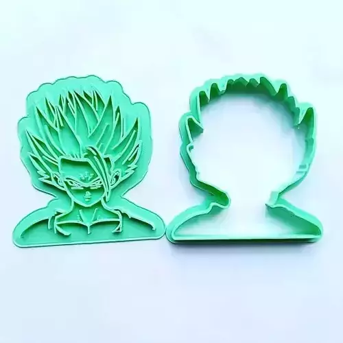 Gohan ssj2 cutter and marker 3D model