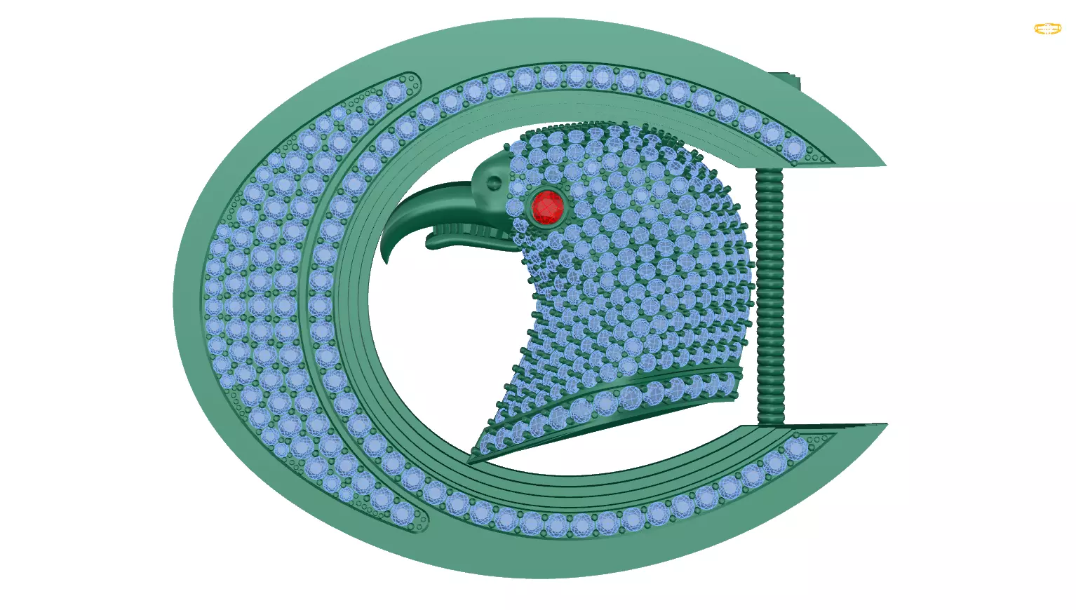  belt head 3D print model_0