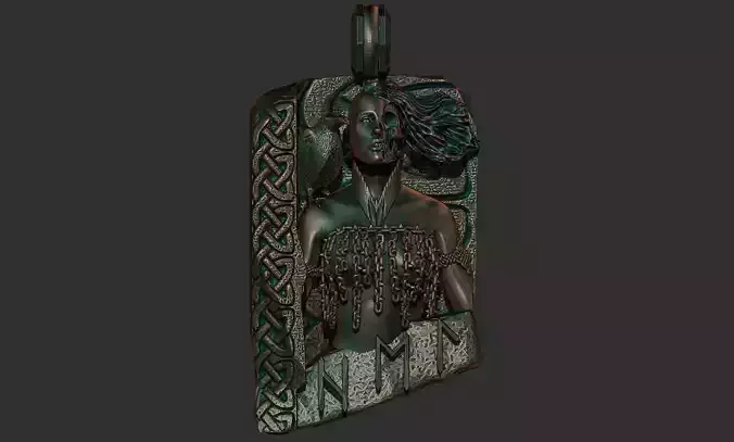 Hel pendant 3D print model