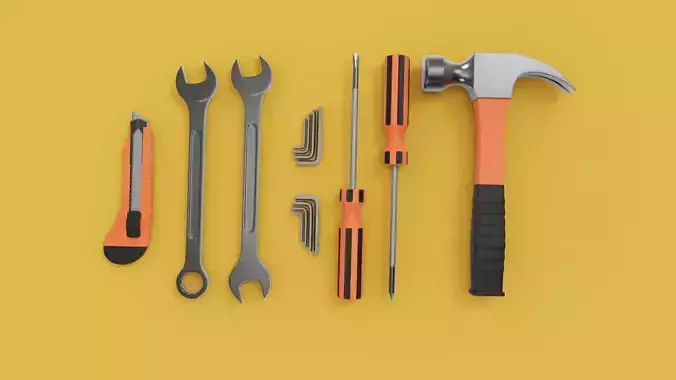 Tool Kit Set 3D model