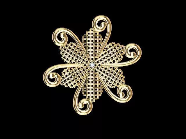 contemporary jali earrings stl verified 3D print model