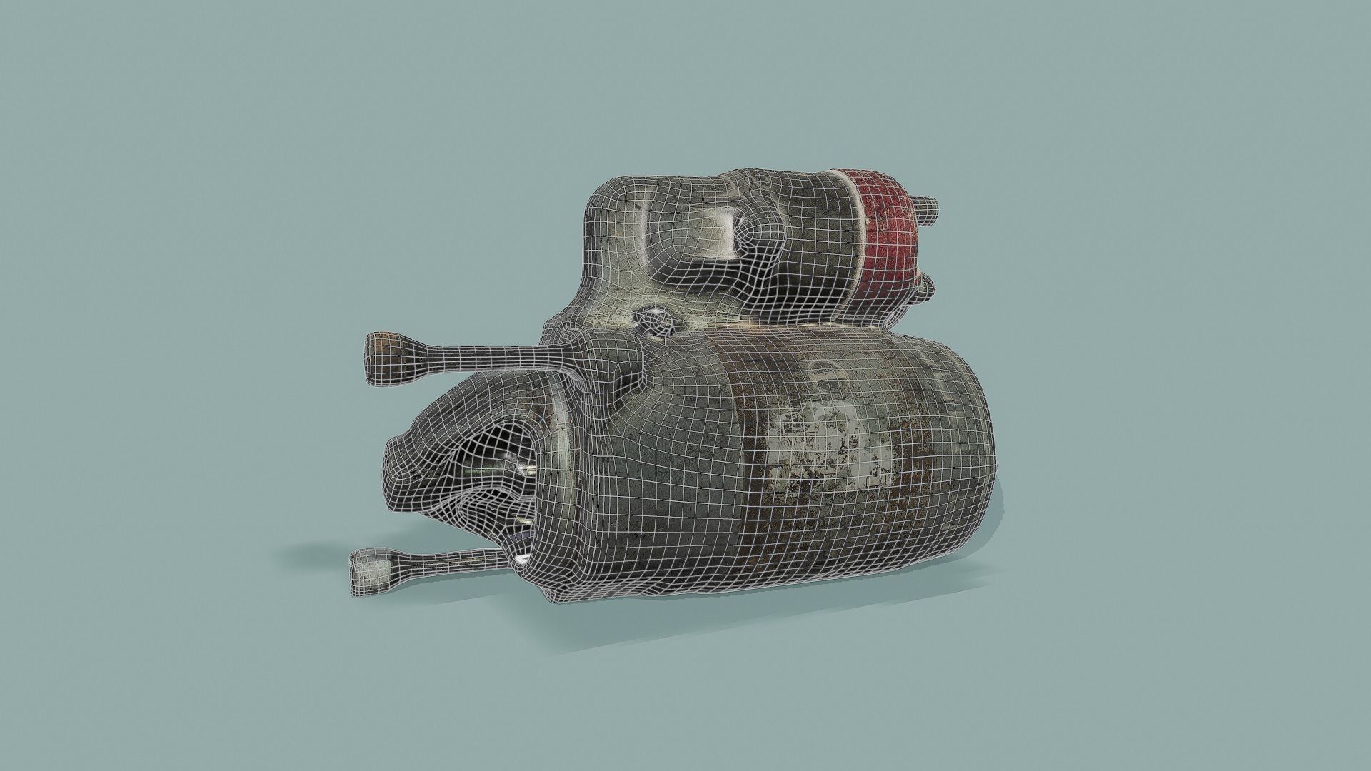 3D Scan Car Parts Pack - Props Low-poly 3D model_23