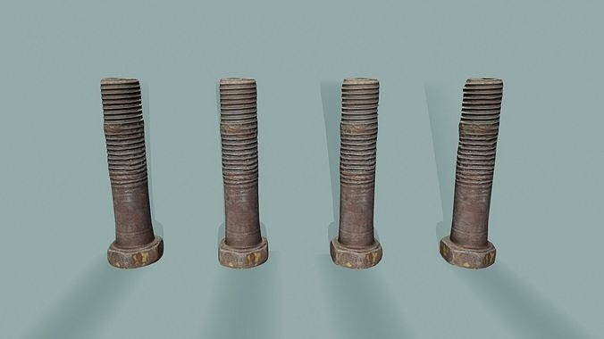3D Scan Car Parts Pack - Props Low-poly 3D model 5