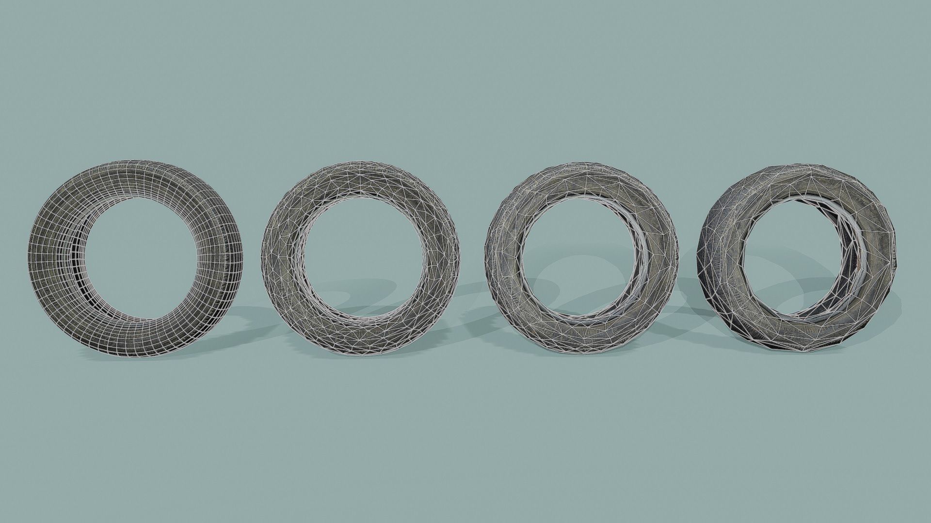 3D Scan Car Parts Pack - Props Low-poly 3D model_30