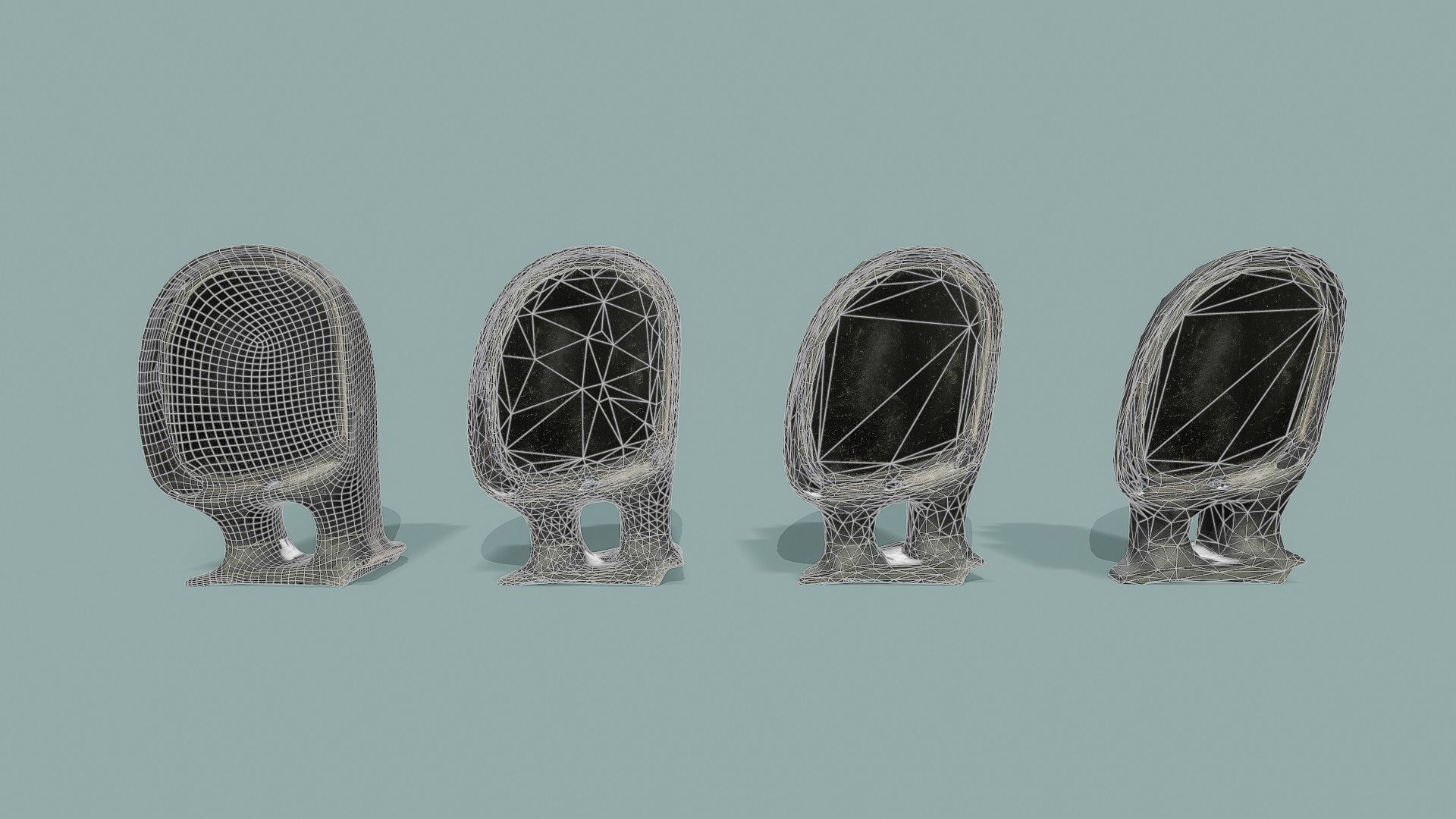 3D Scan Car Parts Pack - Props Low-poly 3D model_15