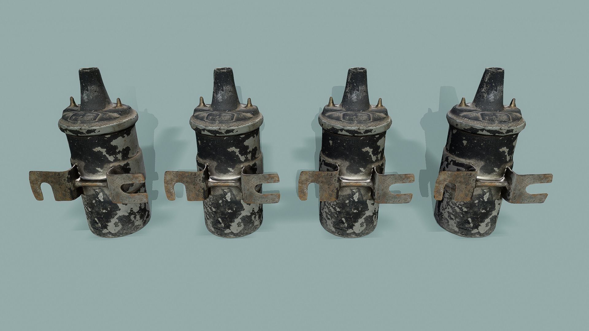 3D Scan Car Parts Pack - Props Low-poly 3D model_9