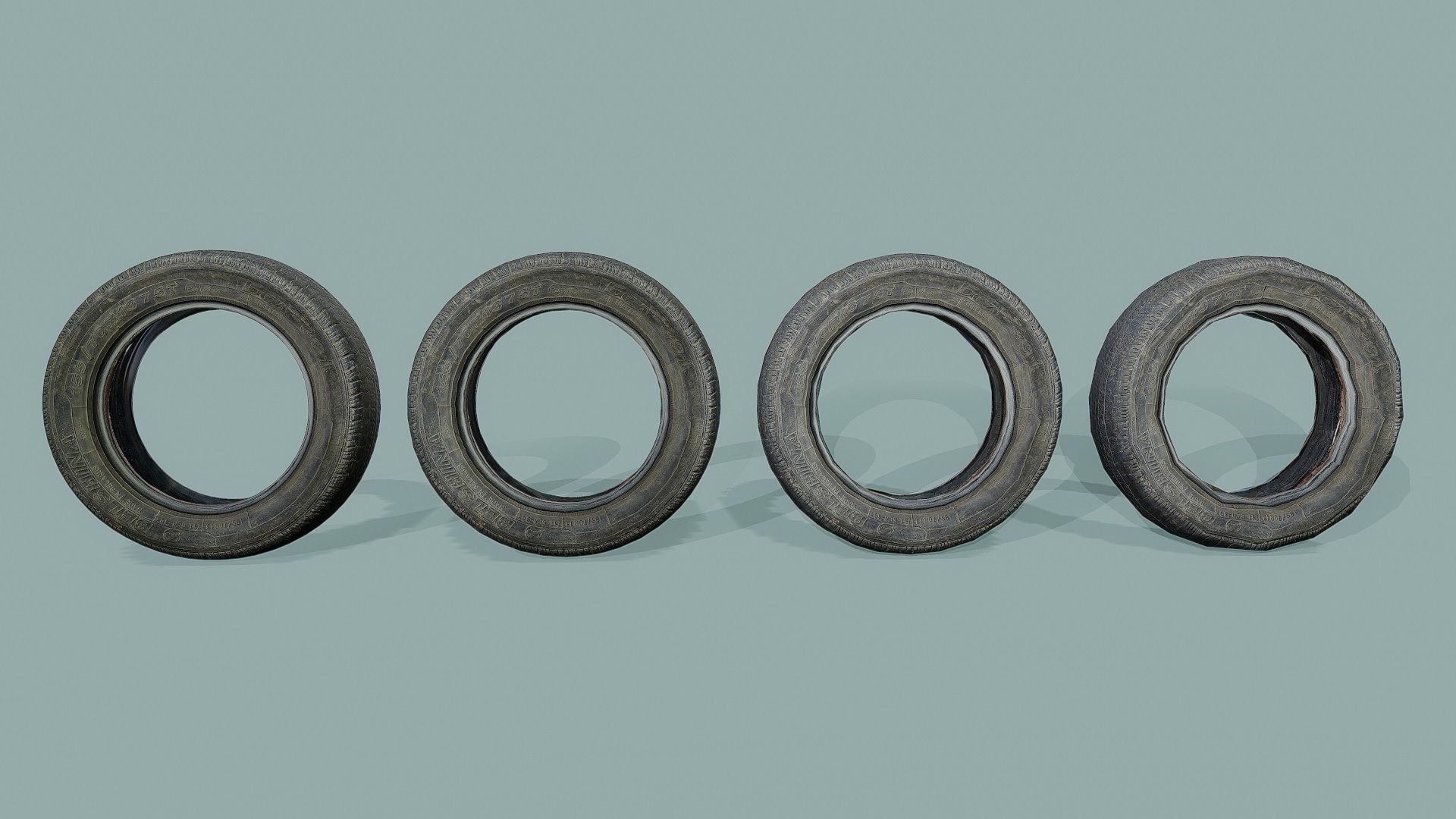 3D Scan Car Parts Pack - Props Low-poly 3D model_29