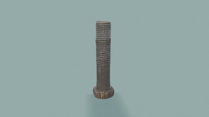 3D Scan Car Parts Pack - Props Low-poly 3D model 4