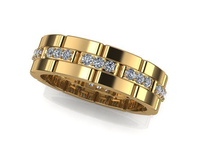 Fashion Ring 3D print model_2