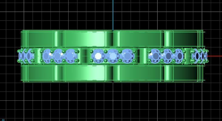 Fashion Ring 3D print model_12