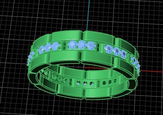 Fashion Ring 3D print model_16