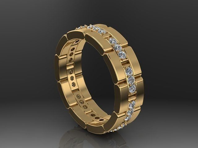 Fashion Ring 3D print model