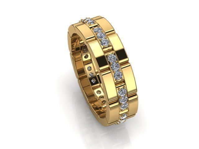 Fashion Ring 3D print model_1