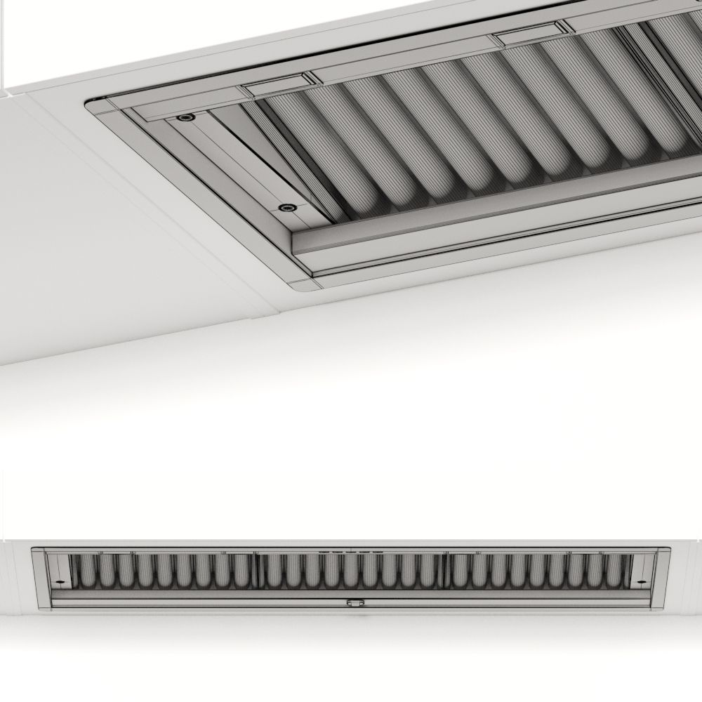 Falmec Gruppo Incasso No-Drop Hood 3D model_2