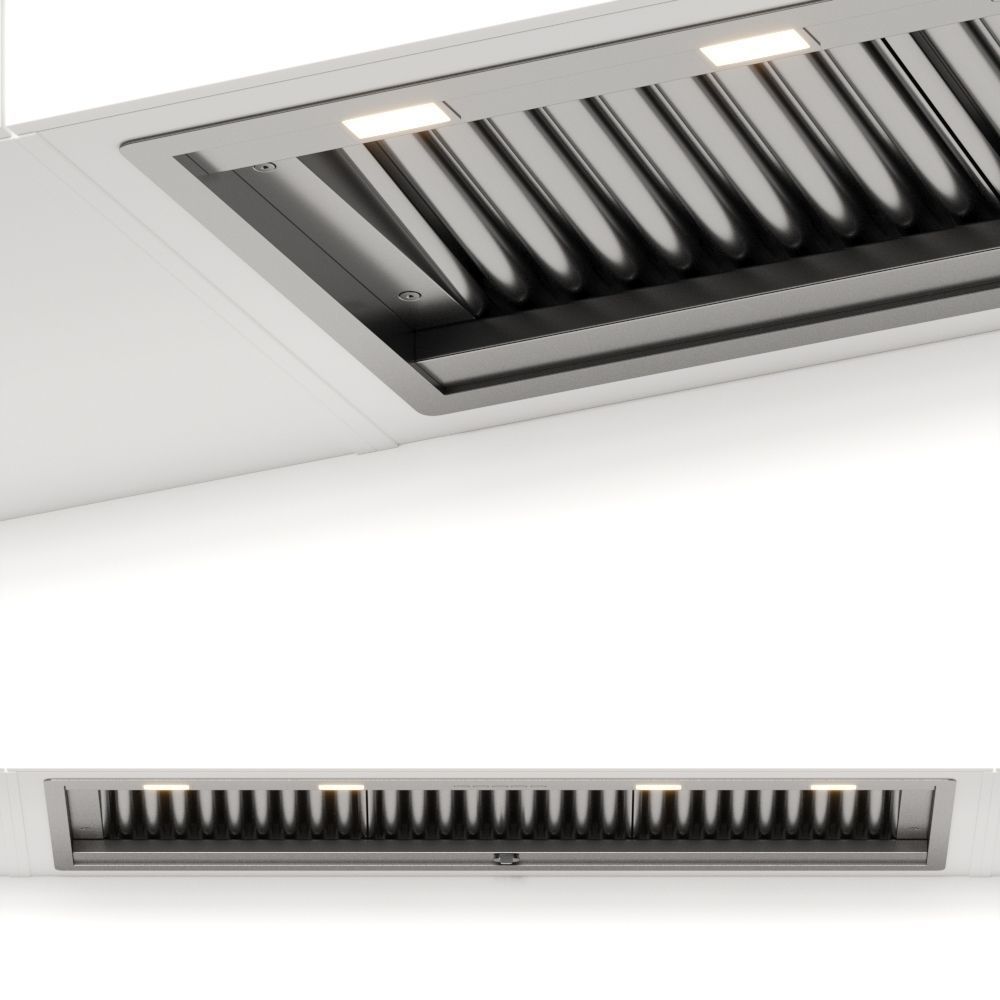 Falmec Gruppo Incasso No-Drop Hood 3D model_1