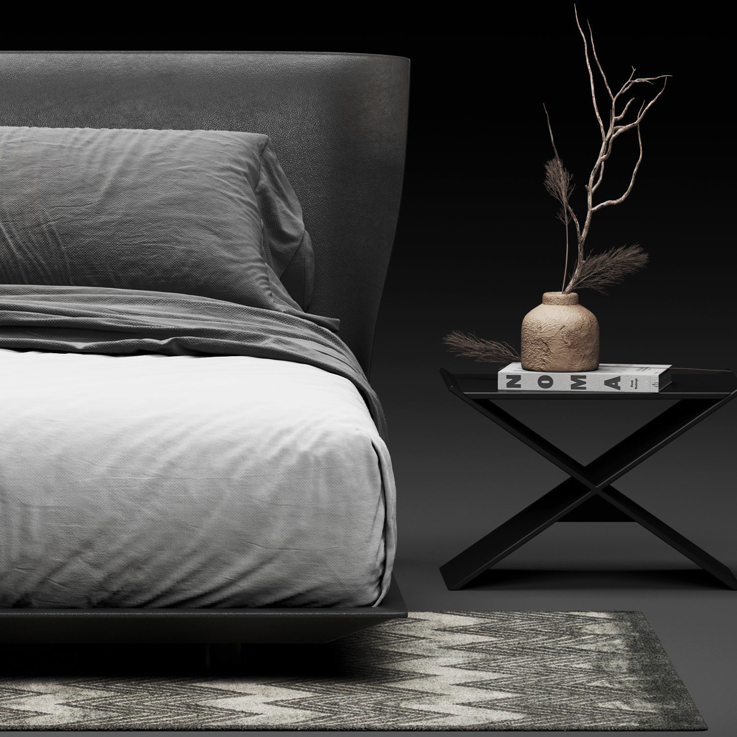 Alys Bed Set 3D model_3