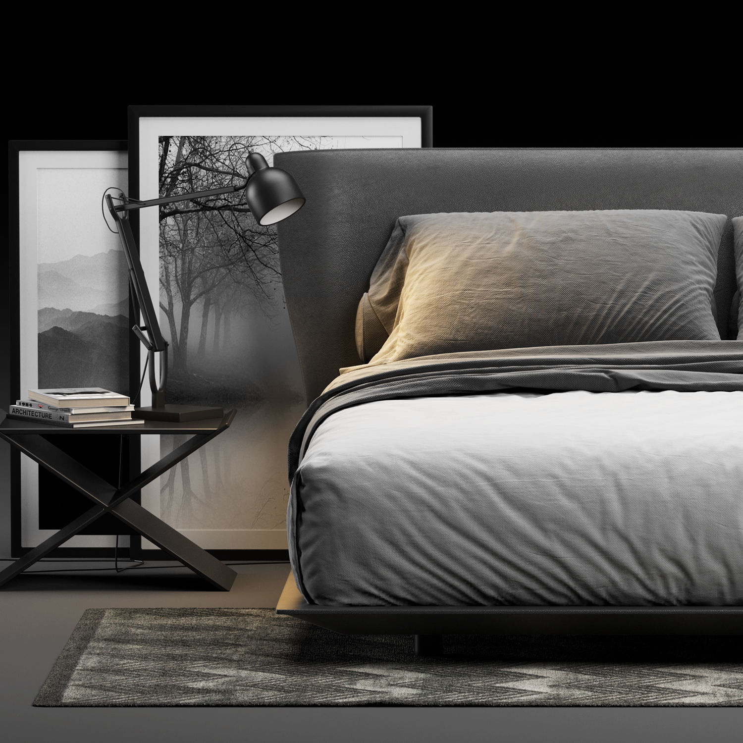 Alys Bed Set 3D model_1