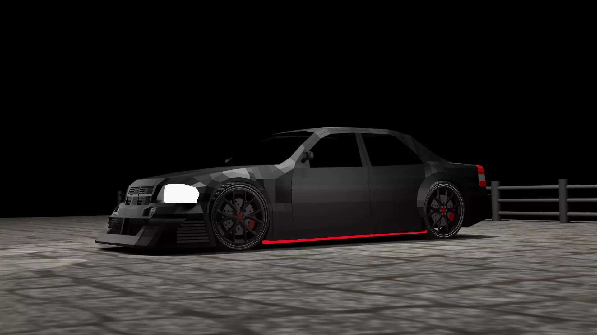 Mercedes C-Class DTM 1994 Free 3D model