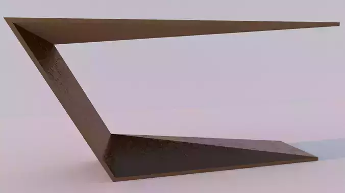 Geometric Industrial Modern Table