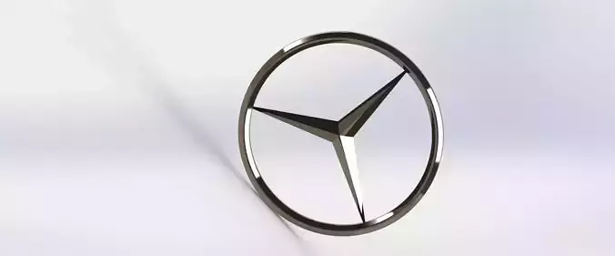 Mercedes Benz Logo 3D model