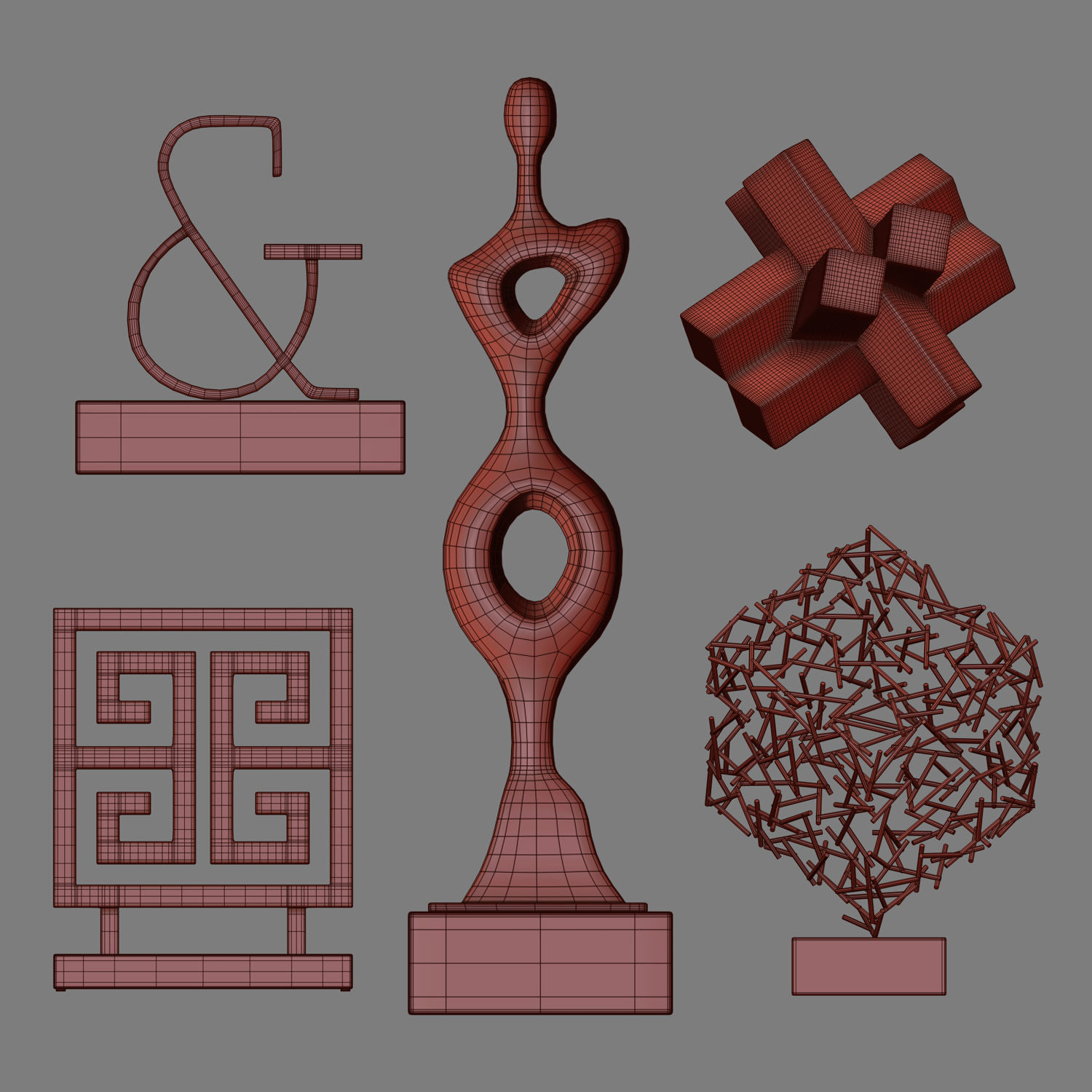 Sculptures 20 3D model_6