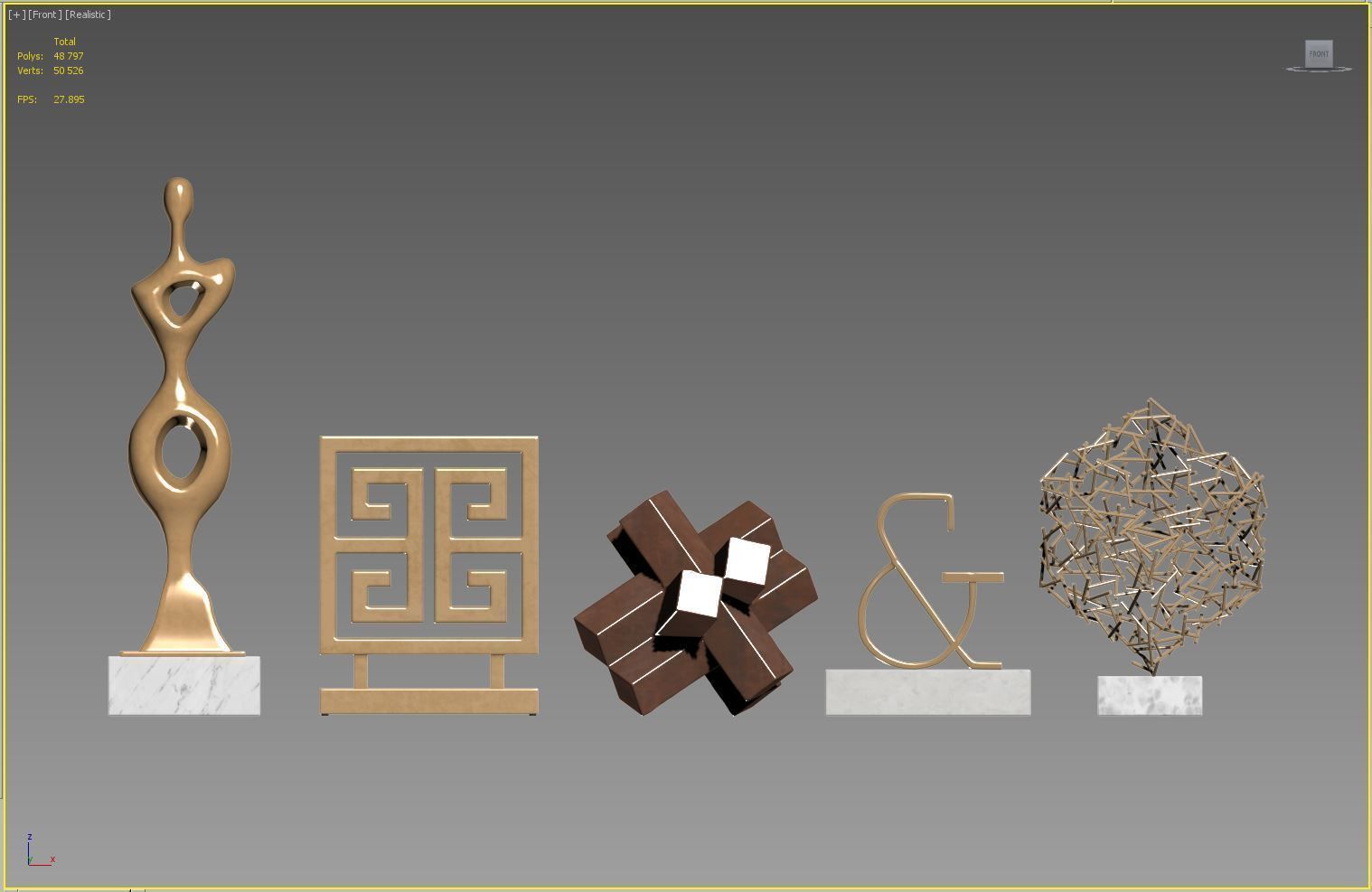 Sculptures 20 3D model_7