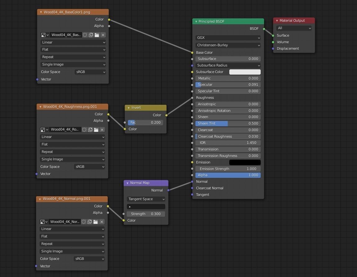 Wooden Boat Low-poly 3D model_8
