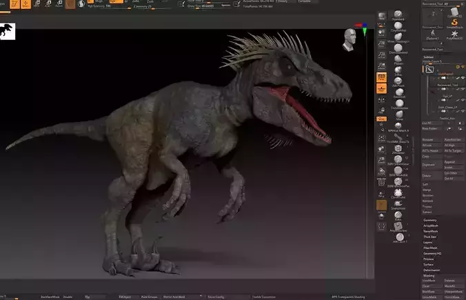 UtahRaptor SCULPT Project 3D model