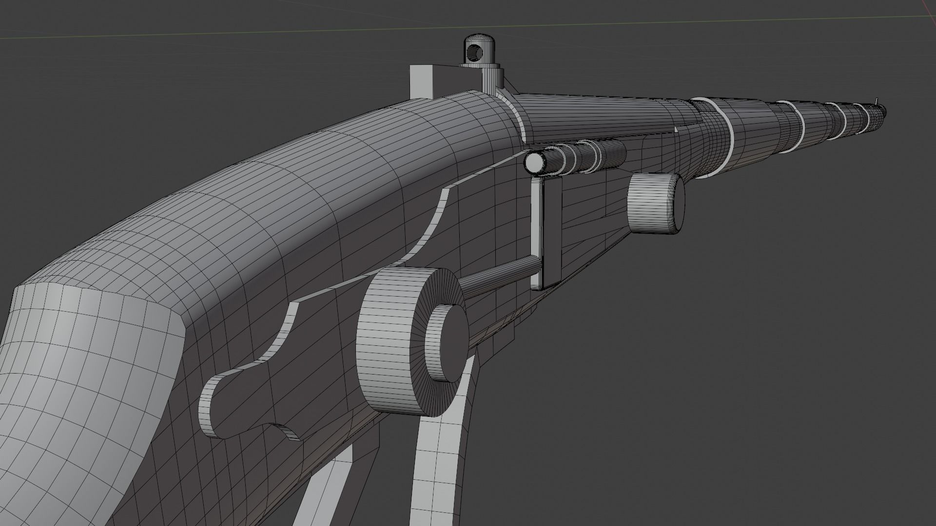 Tusken Cycler Rifle C 3D model_3
