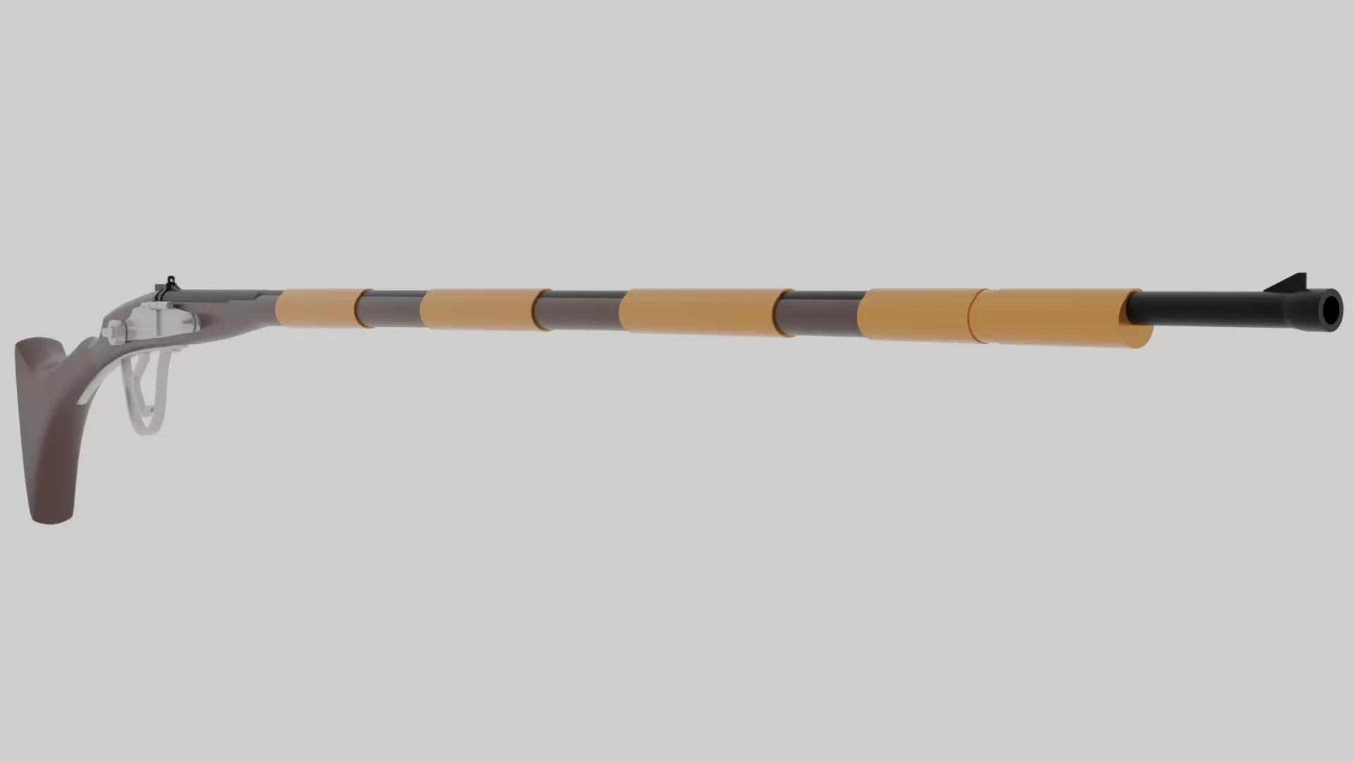 Tusken Cycler Rifle C 3D model_0