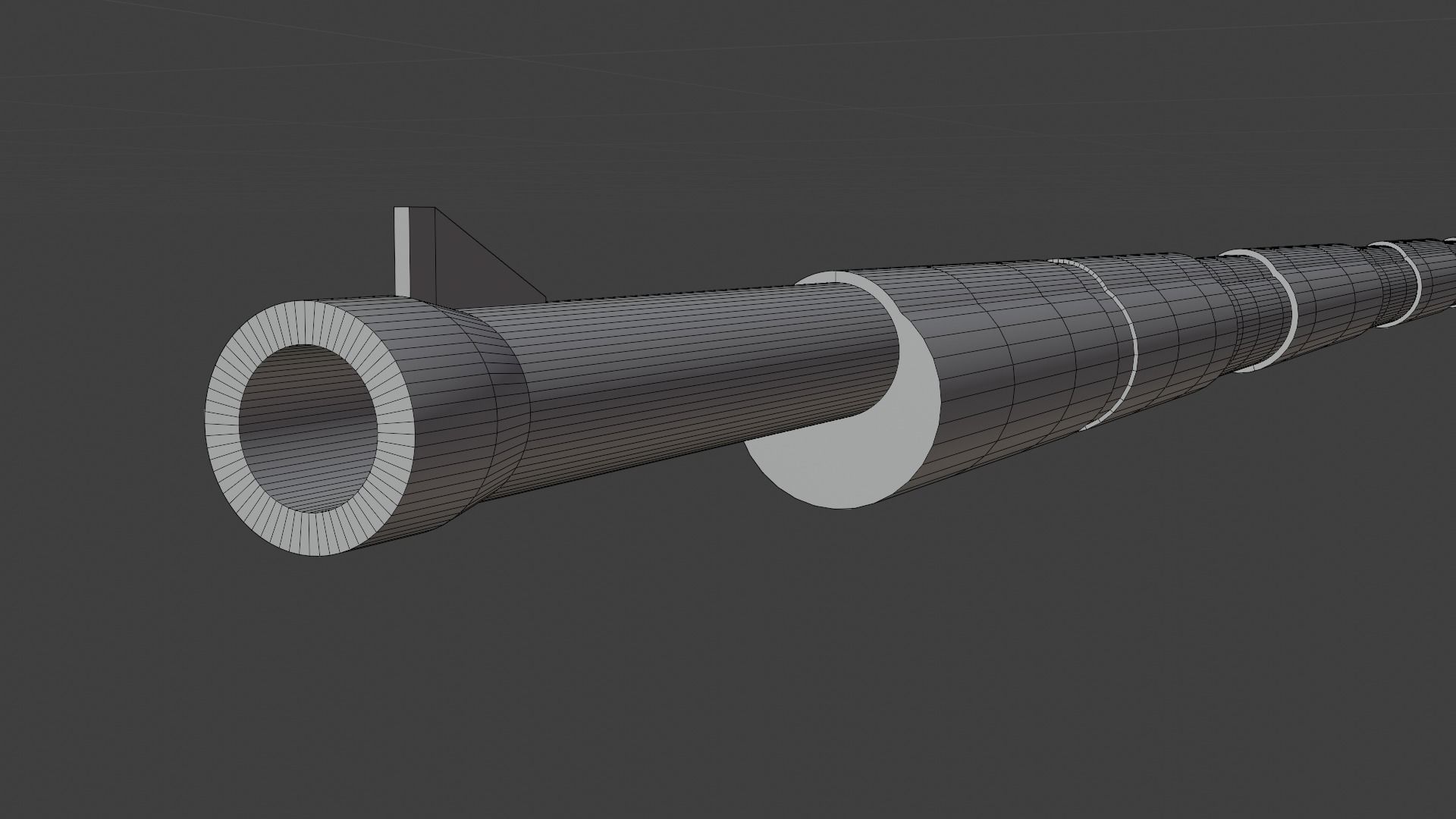 Tusken Cycler Rifle C 3D model_7