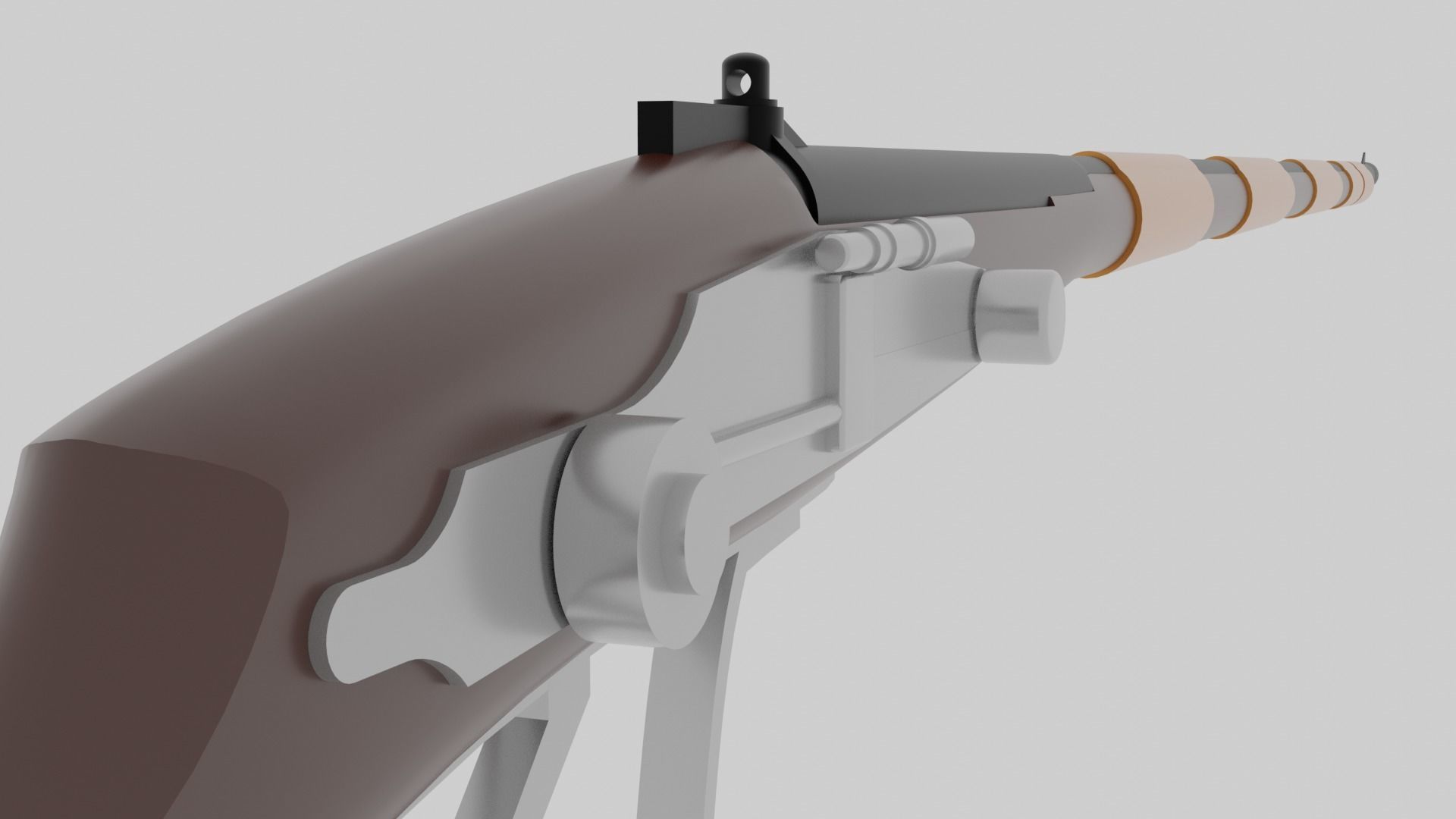 Tusken Cycler Rifle C 3D model_2