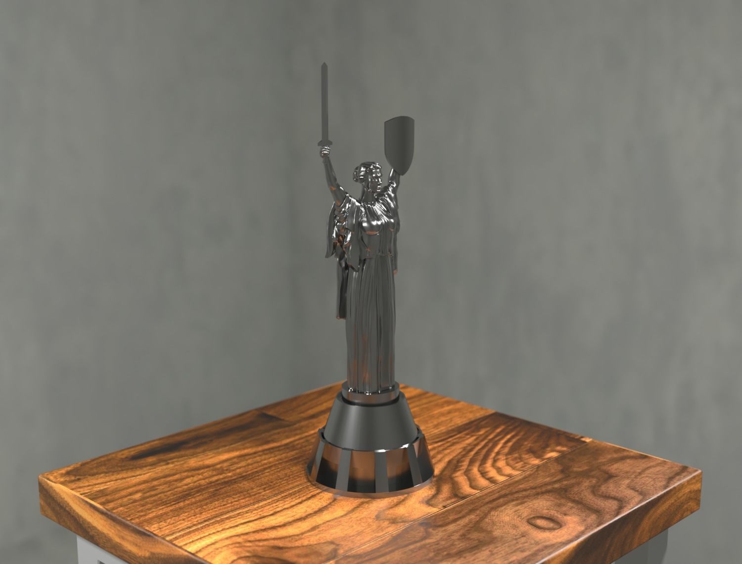 Kiev city motherland 3D print model_1