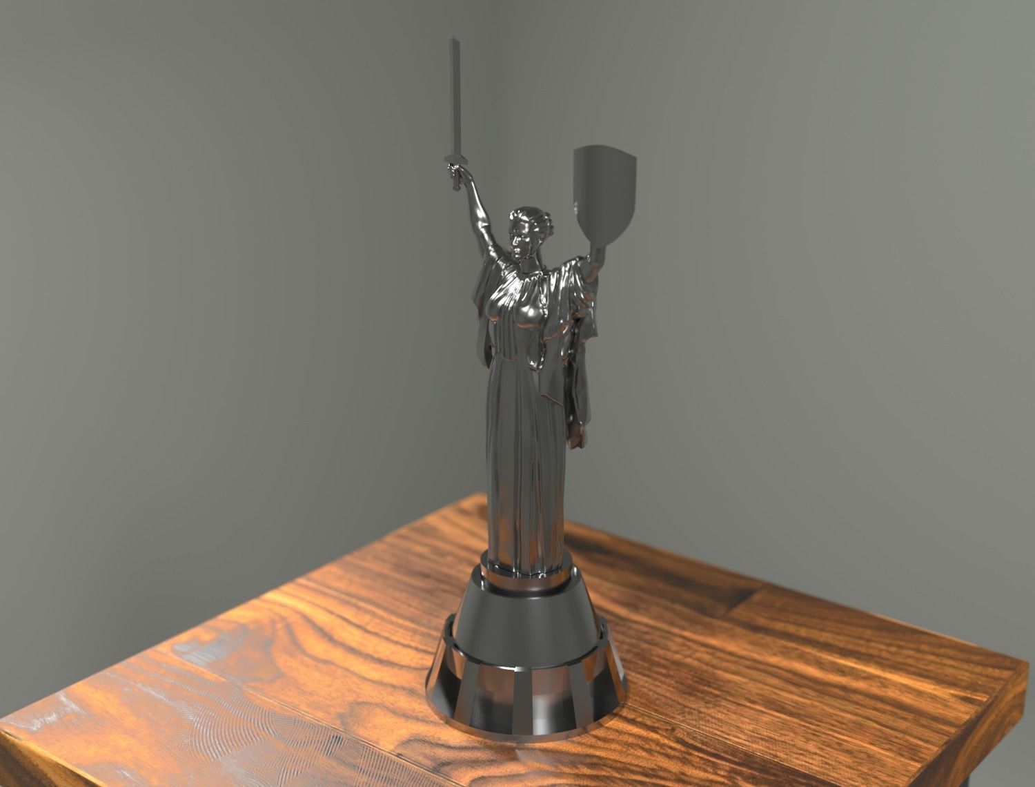 Kiev city motherland 3D print model_2